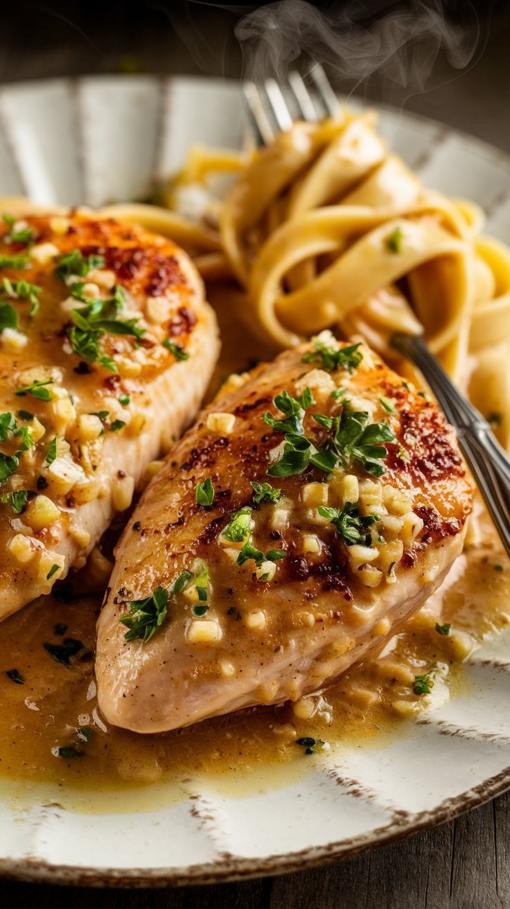 Creamy Garlic Butter Chicken Breast (Rich and Ready in 25 Minutes)