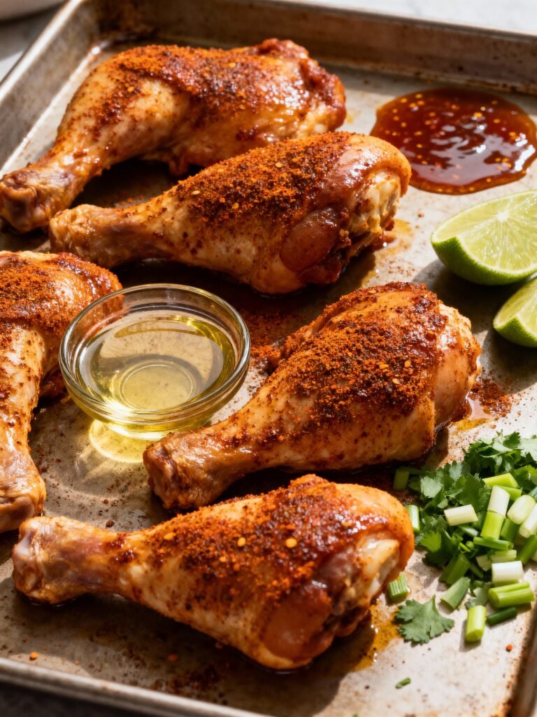 Ingredient List for Spicy Grilled Chicken Drumsticks